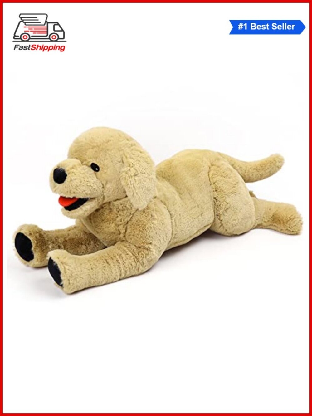 Large Golden Retriever Stuffed Animal Plush 21" Soft Cuddly Puppy Dog Toy